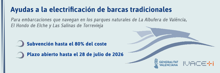 PROGRAMA DE ELECTRIFICACIÓN DE EMBARCACIONES ADSCRITAS A LOS PARQUES NATURALES DE LA CV 2026