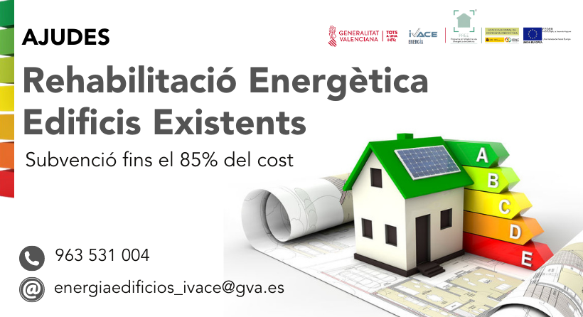 ajudes pree rehabilitacio energetica