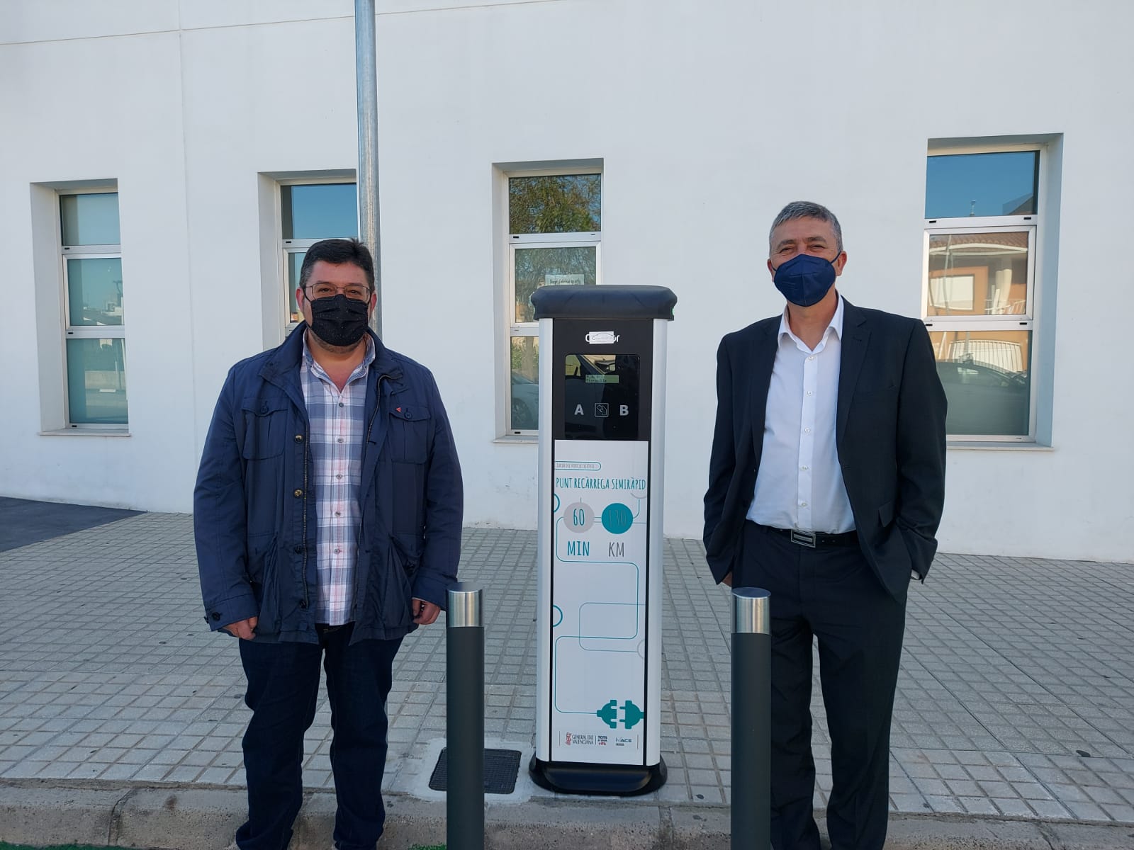 conseller Climent alcalde bellreguard punto recarga